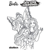Libro de Colorear 24 Pagina Soy Cool Barbie